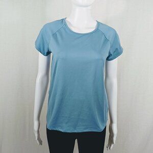 RBX Short Sleeve Blue Soft Stretch Workout Top Size S